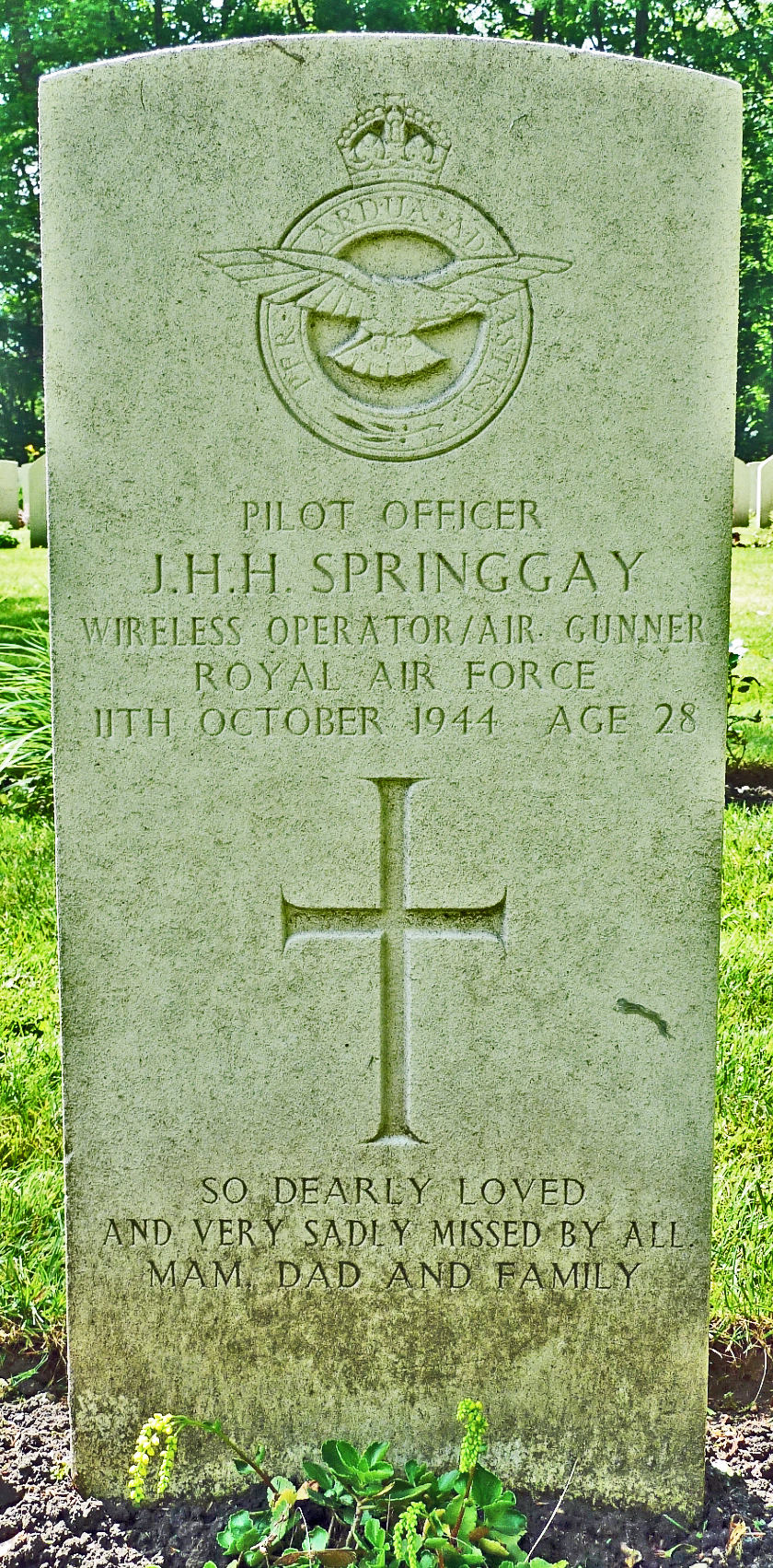 Sgt James Harry Springgay<br /><br /><br />died on active duty - March 28th, 1944 - 101 Sqdn.
